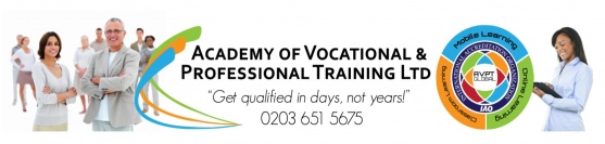 Academy of Vocational and Professional Training Academy of Vocational and Professional Training | Education Training Company