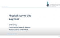 Physical Activity and Surgery