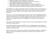 Certificate of Health IT Proficiency (CHITP)