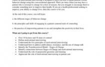 Motivational Interviewing: Health Professional Training