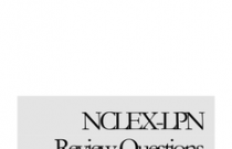 NCLEX –LPN REVIEW QUESTIONS